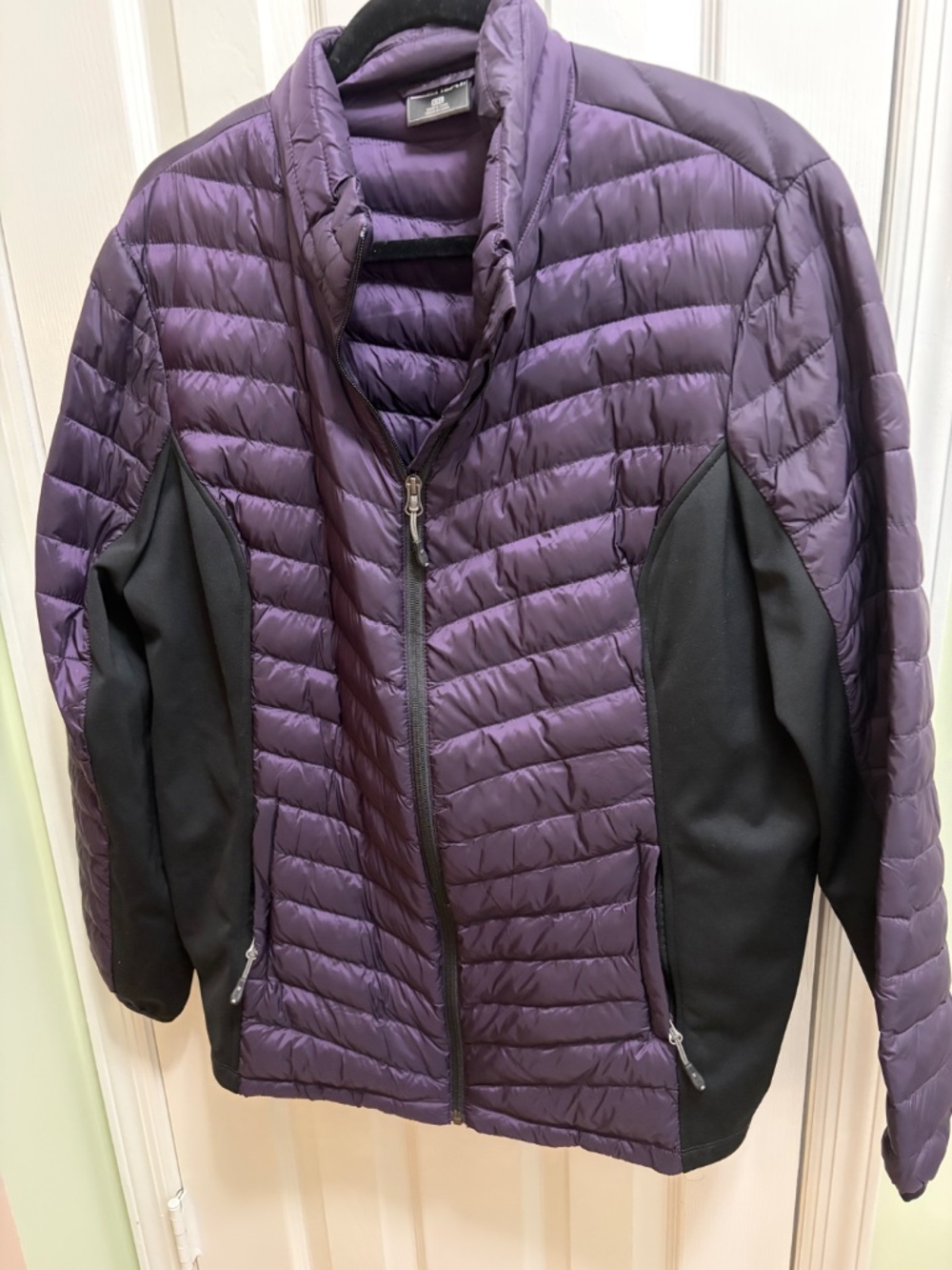 Purple quilted women jacket